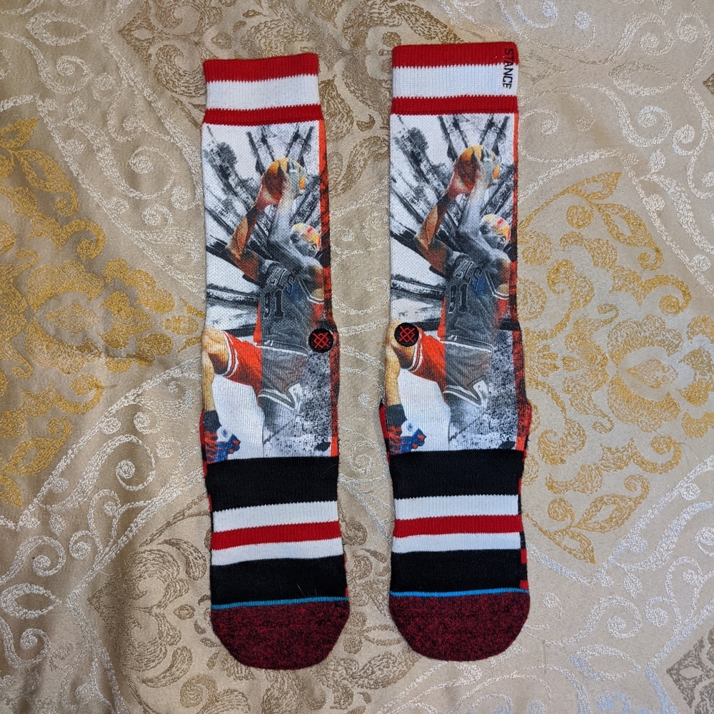 Stance Socks Dennis Rodman Chicago Bulls